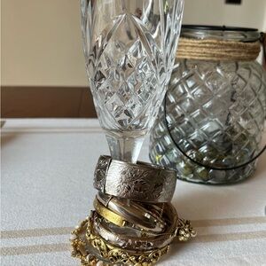 Florenza Silver Gold and Pearl Vintage bracelets! Great condition!